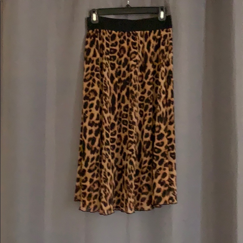 LuLaRoe cheetah print skirt